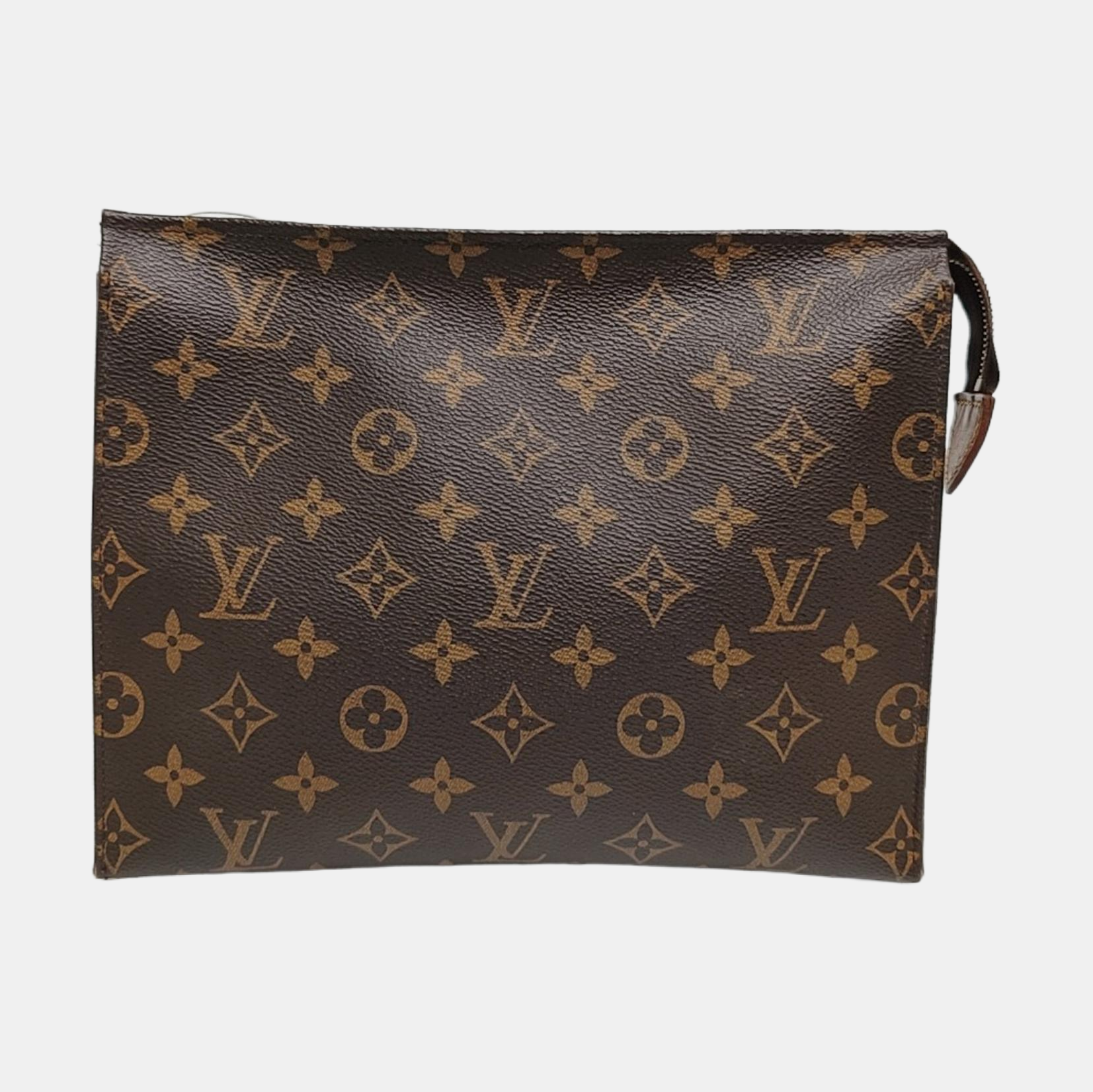TOILET POCKET 26 Monogram Coated Canvas Brown