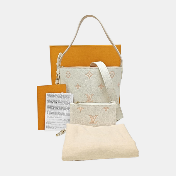 ALL IN BB Monogram Calfskin White