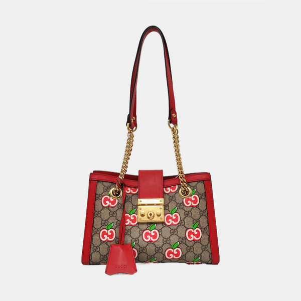 Authenticated pre-owned  Padlock Small Monogram Coated Canvas Multicolor - Tote Bag at Looply
