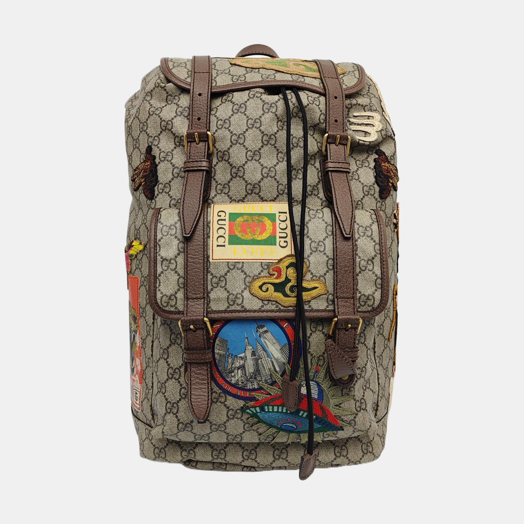 Courrier Monogram Coated Canvas Beige