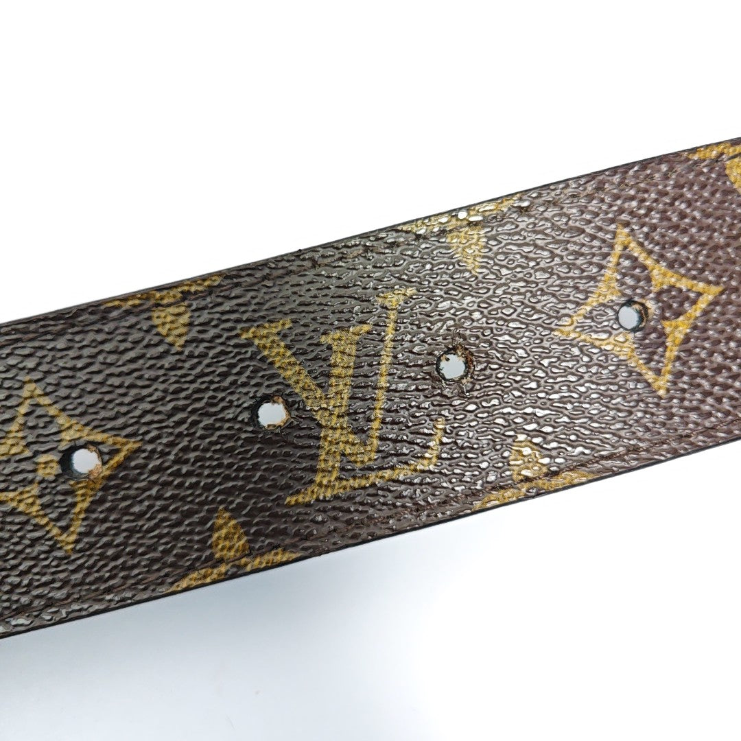 Coated Canvas Belt Brown