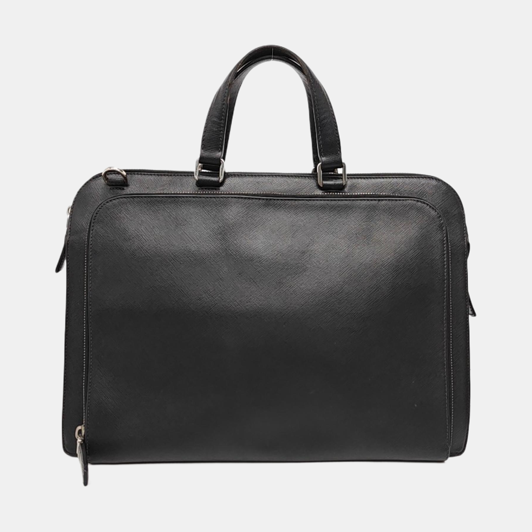 Saffiano Calfskin Tote Bag Black