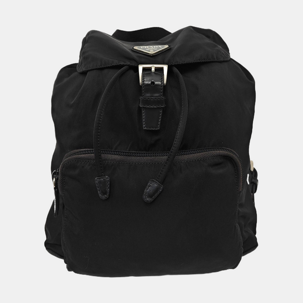 Nylon Backpack Black