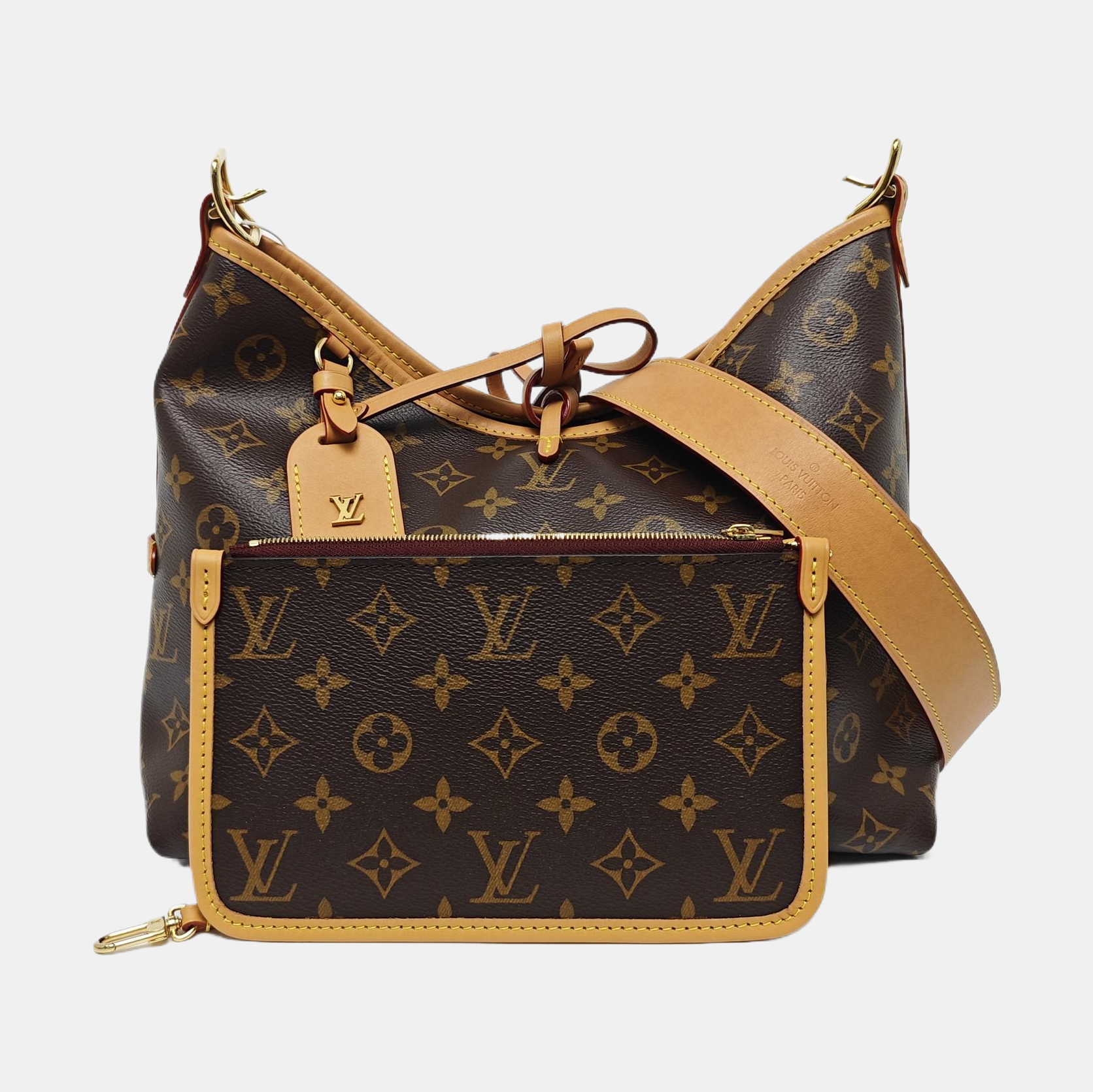 CARRYALL PM Monogram Coated Canvas Brown