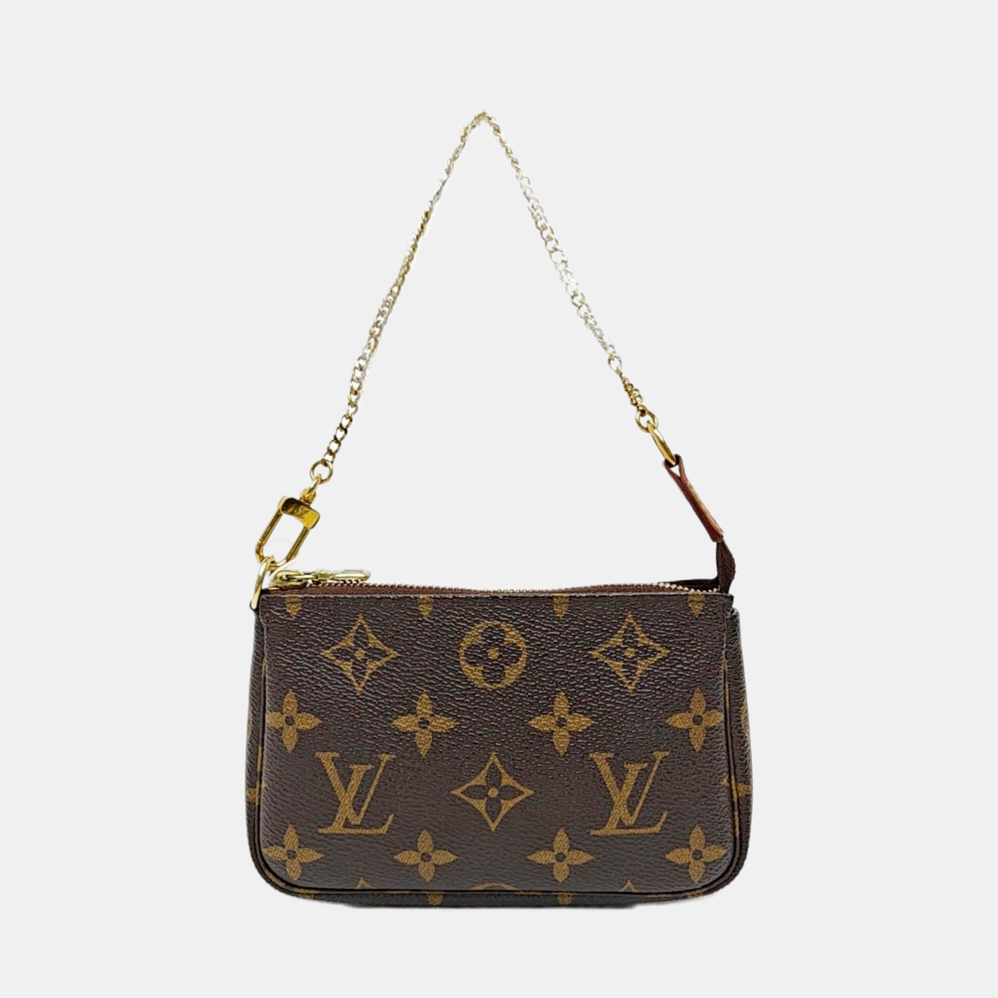 ACCESSOIRES Mini Monogram Coated Canvas Brown