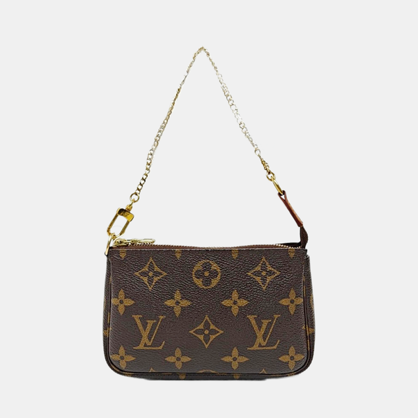 ACCESSOIRES Mini Monogram Coated Canvas Brown