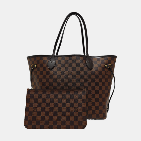 NEVERFULL MM Damier Ebene Coated Canvas Brown