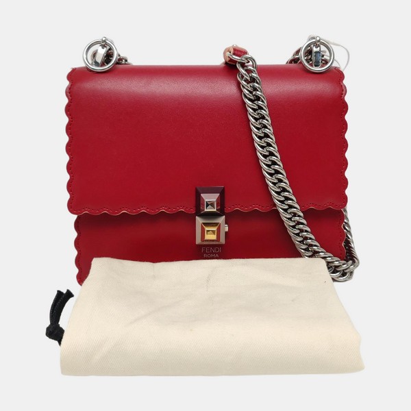 Authenticated pre-owned  Kan I Mini Calfskin Red - Shoulder Bag at Looply