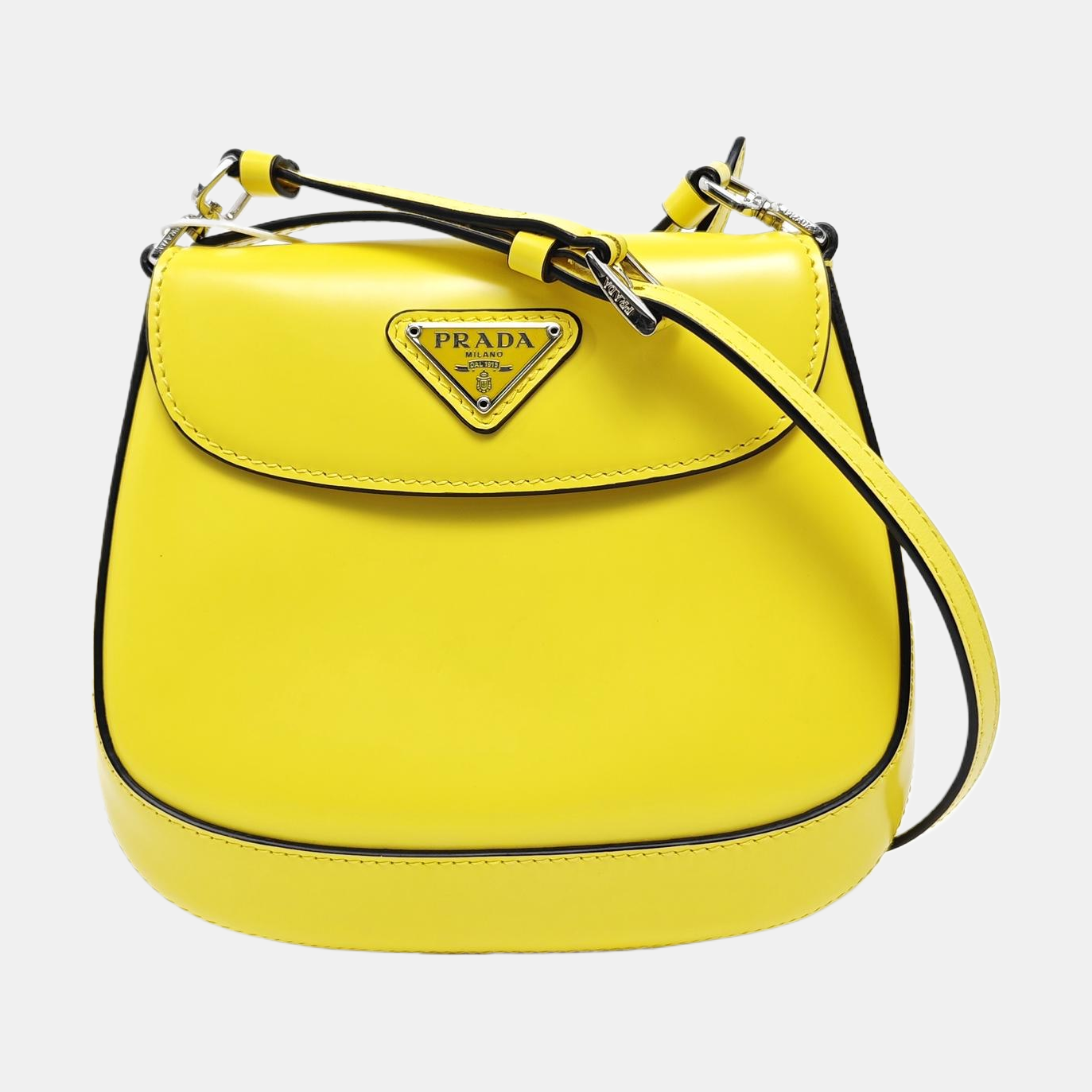 Cleo Mini Calfskin Yellow