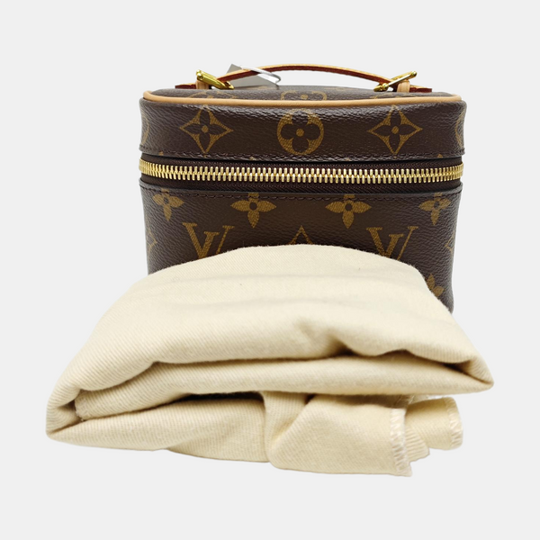 NICE Super Mini Monogram Coated Canvas Brown