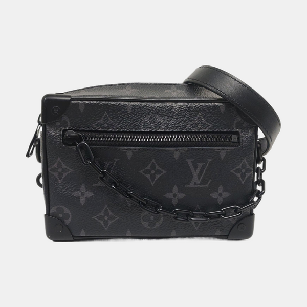 SOFT TRUNK Mini Monogram Coated Canvas Black