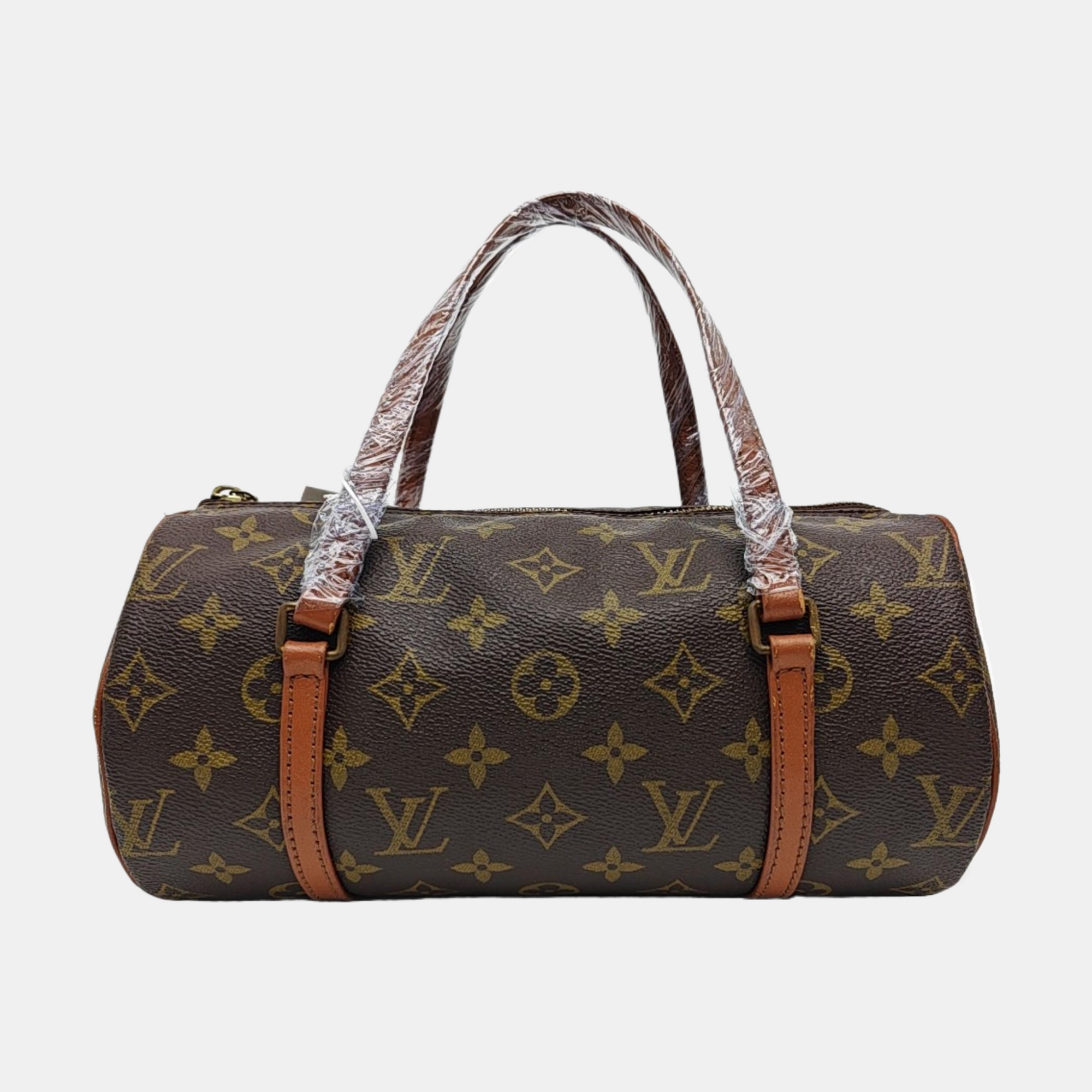 PAPILLON 26 Monogram Coated Canvas Brown