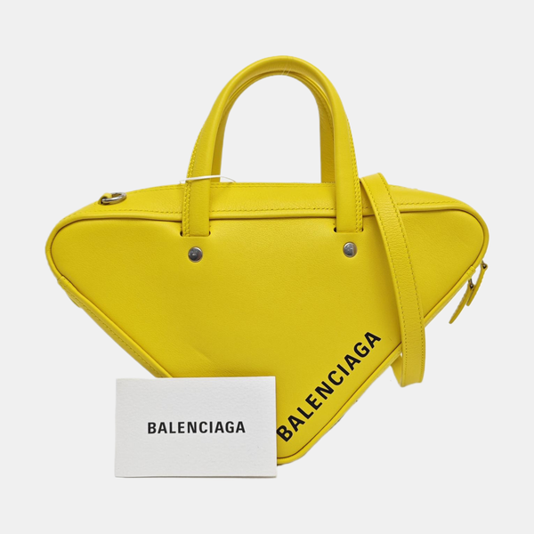 Triangle Calfskin Yellow