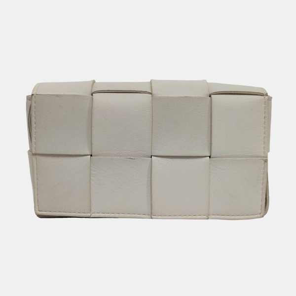 Authenticated pre-owned  Cassette Lambskin White - Belt Bag at Looply