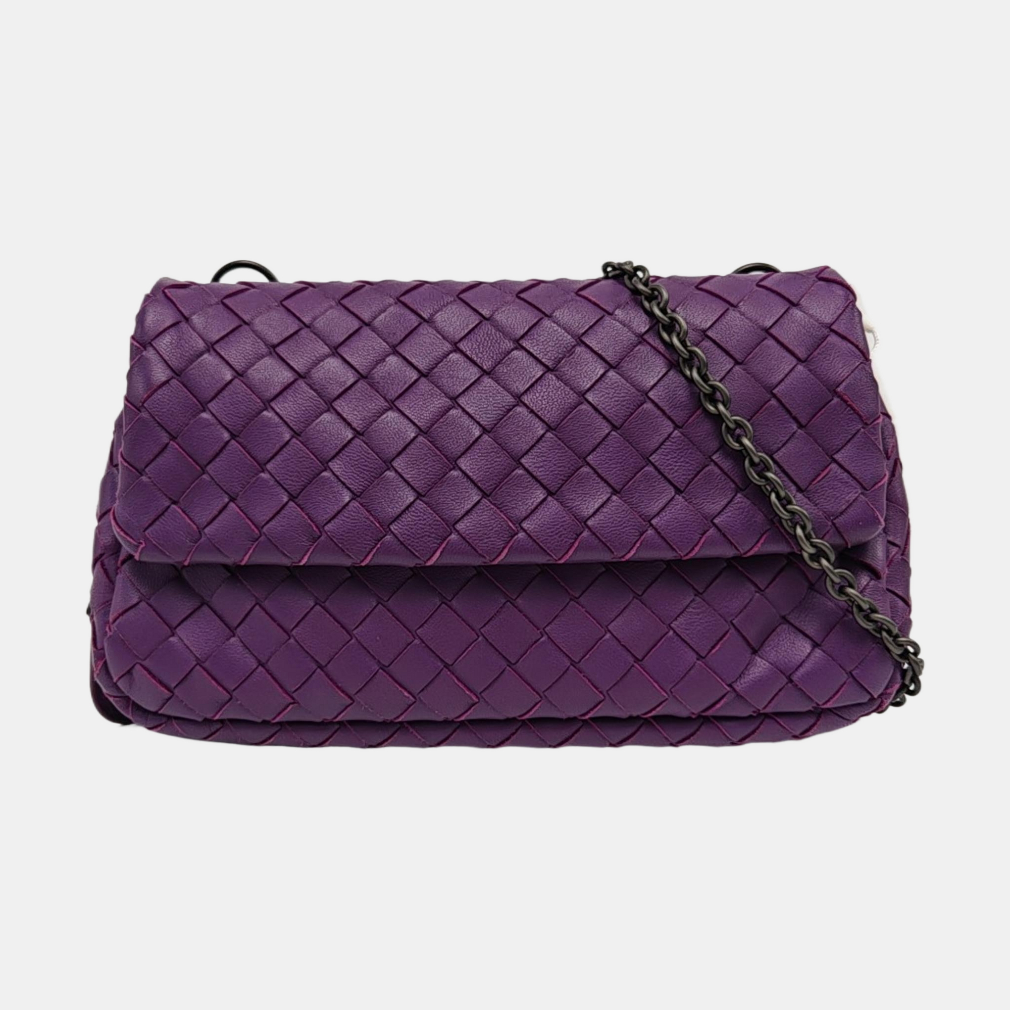 Authenticated pre-owned  Olimpia Lambskin Purple - Shoulder Bag at Looply