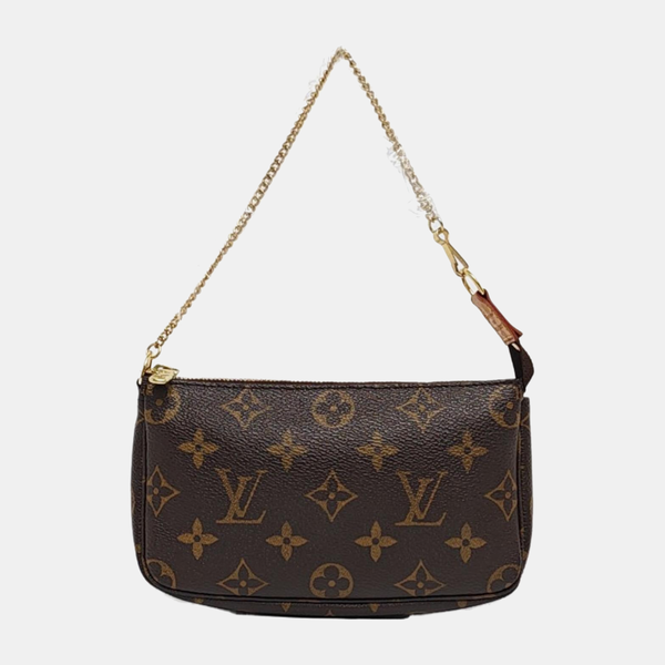 ACCESSOIRES Mini Monogram Coated Canvas Brown