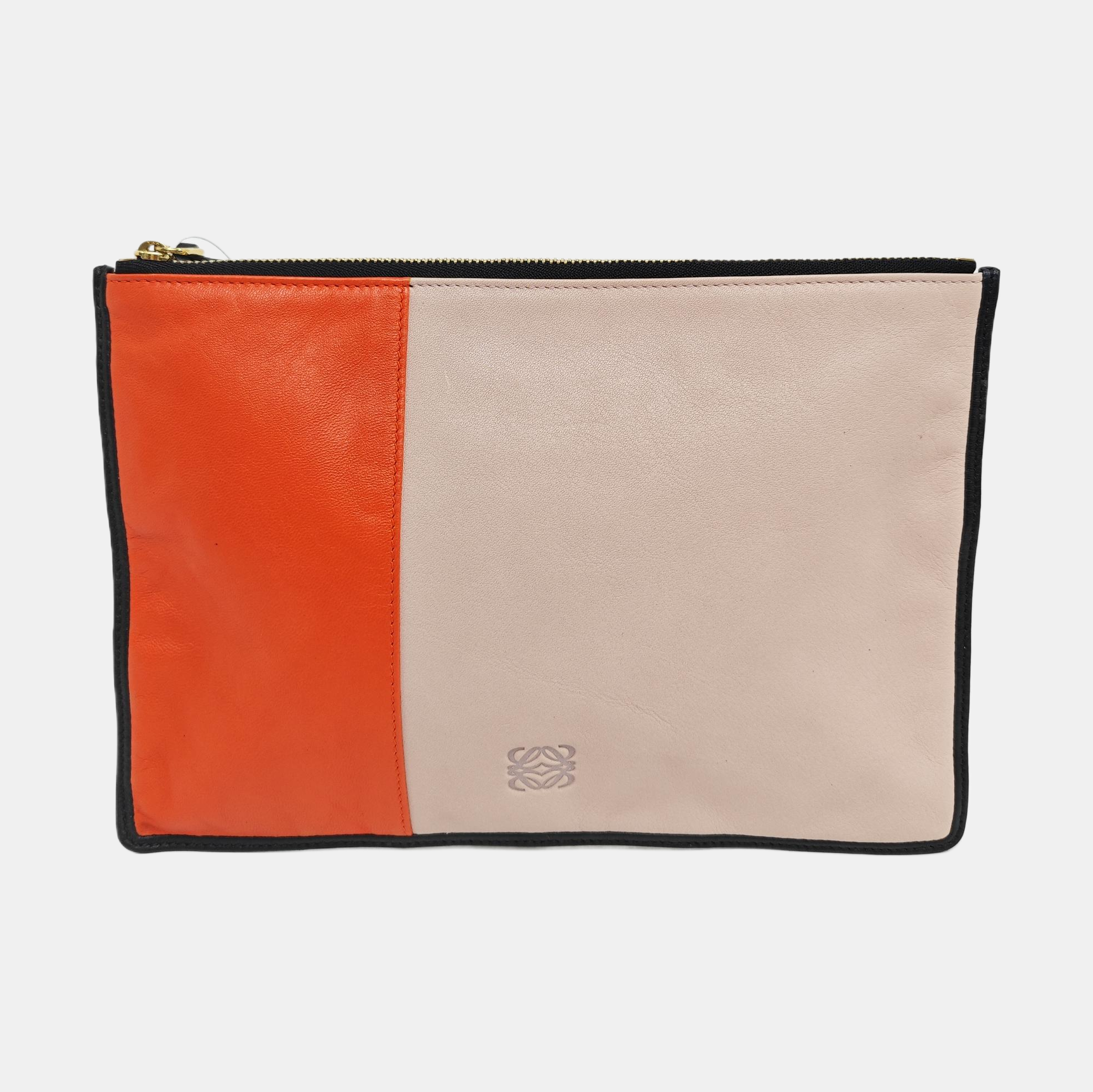 Calfskin Clutch Multicolor