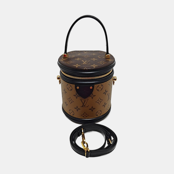 CANNES PM Monogram Coated Canvas Brown