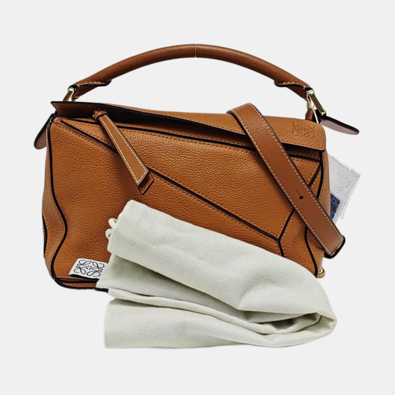 Puzzle Small Calfskin Brown