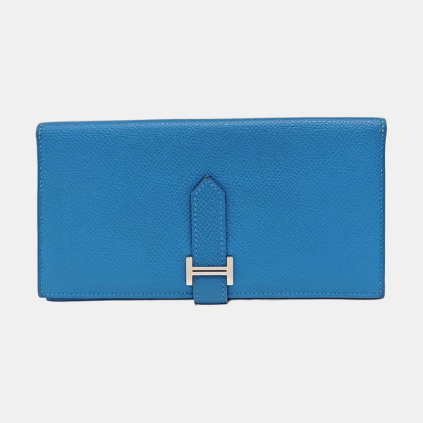 Bearn Medium Epsom Blue Wallet