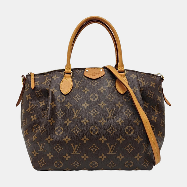 TURENNE MM Monogram Coated Canvas Brown