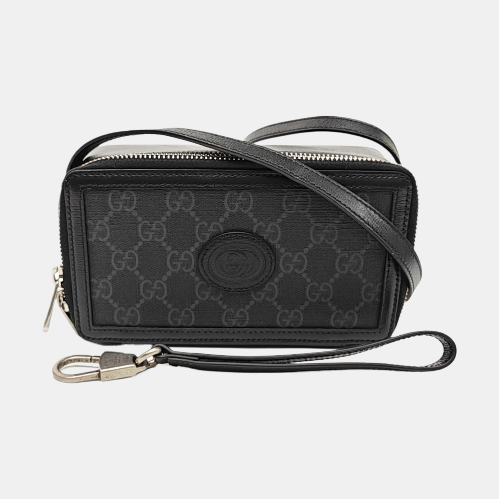 Retro Mini Monogram Coated Canvas Black