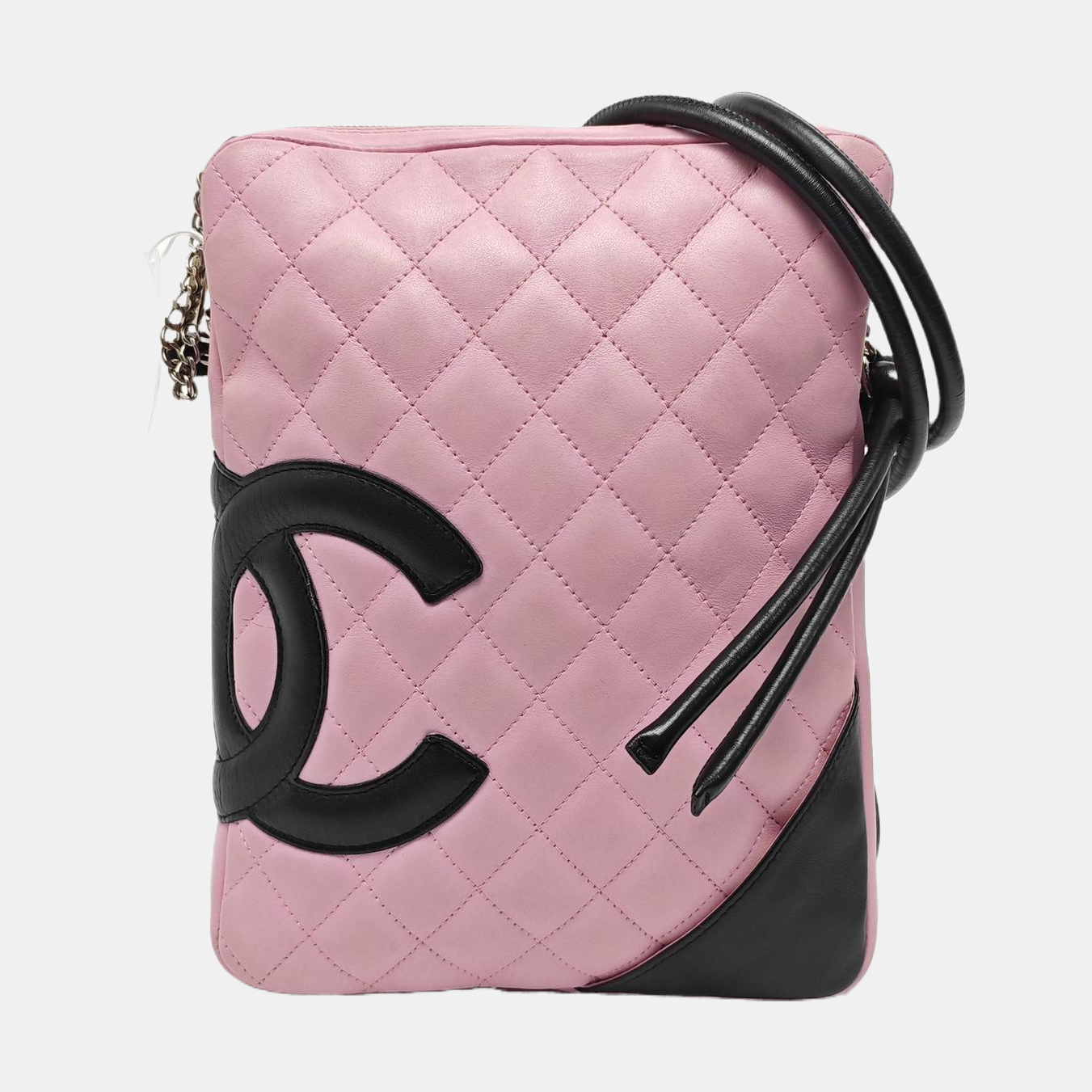 CAMBON Medium Quilted Calfskin Pink