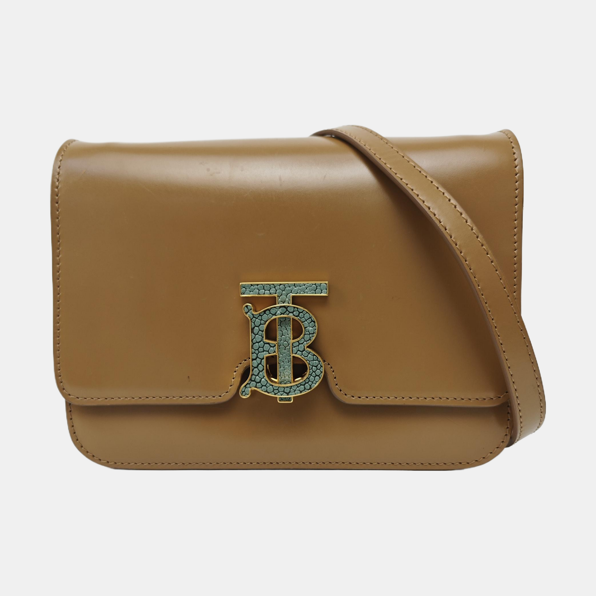 TB Small Calfskin Brown