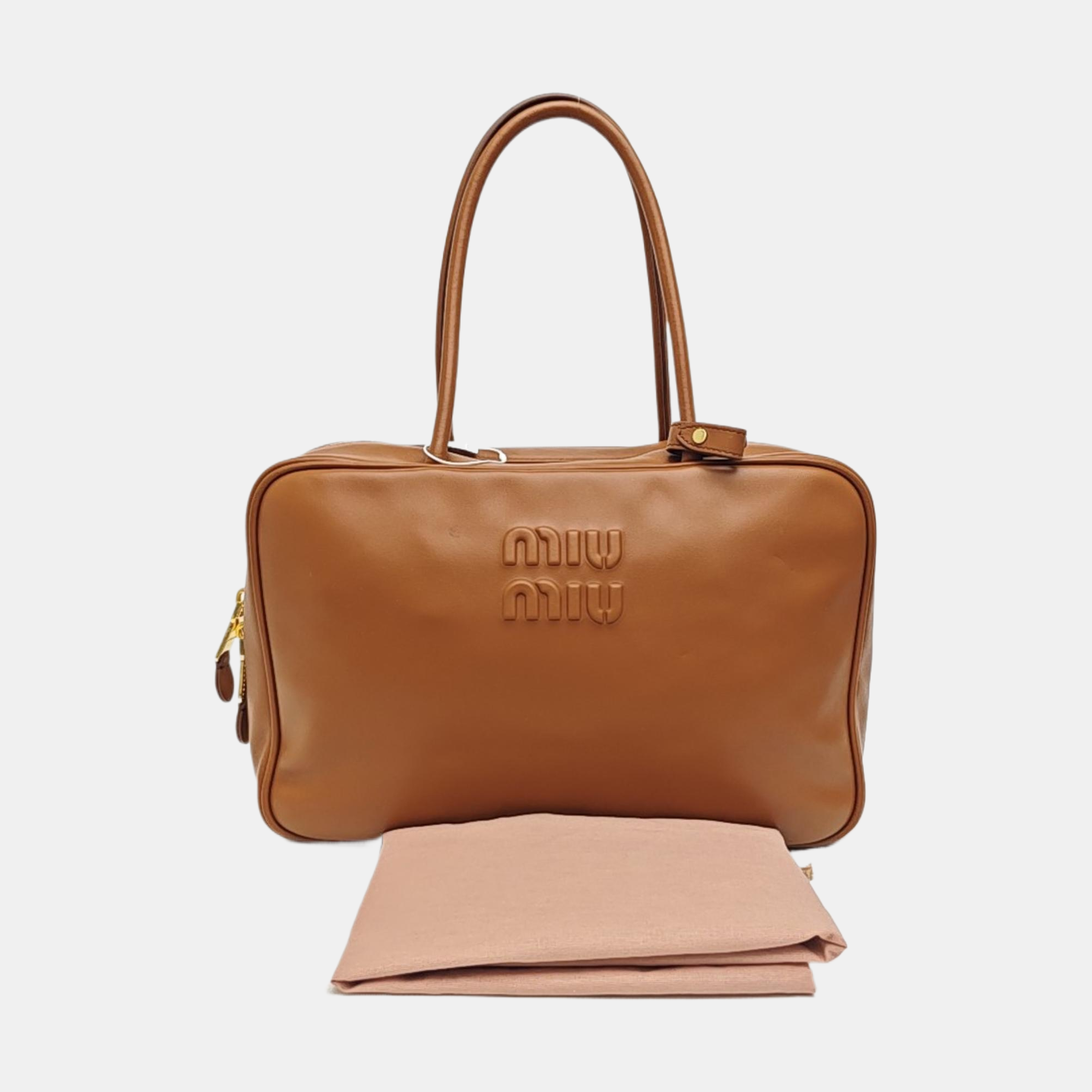 Beau Large Calfskin Brown