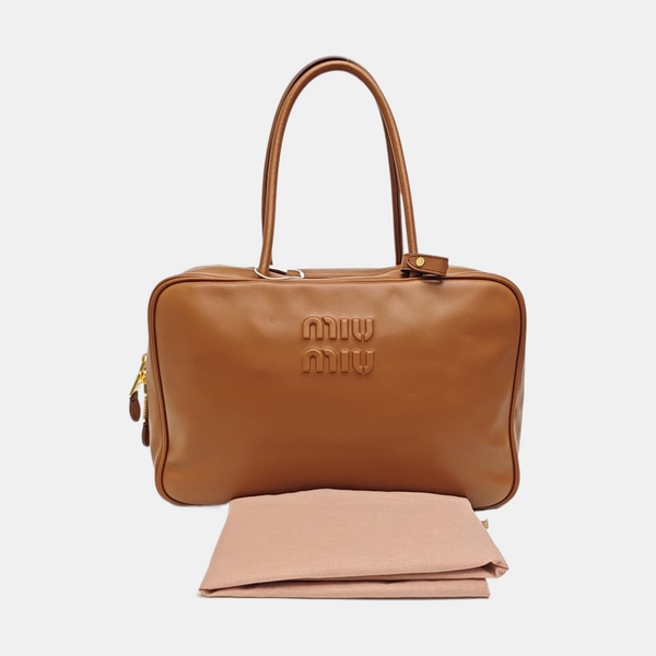 Beau Large Calfskin Brown