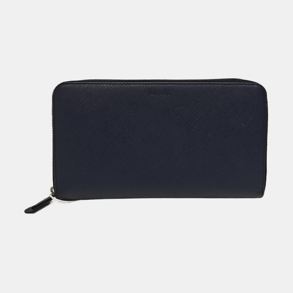 Saffiano Calfskin Wallet Blue
