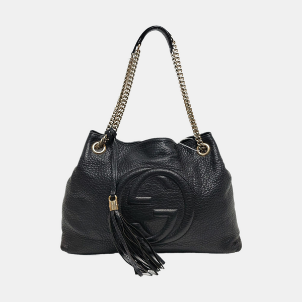 Soho Large Calfskin Black