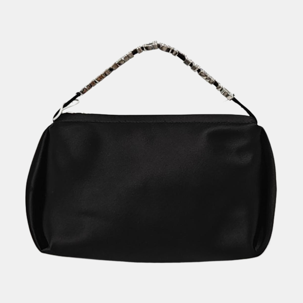Fabric Top Handle Bag Black