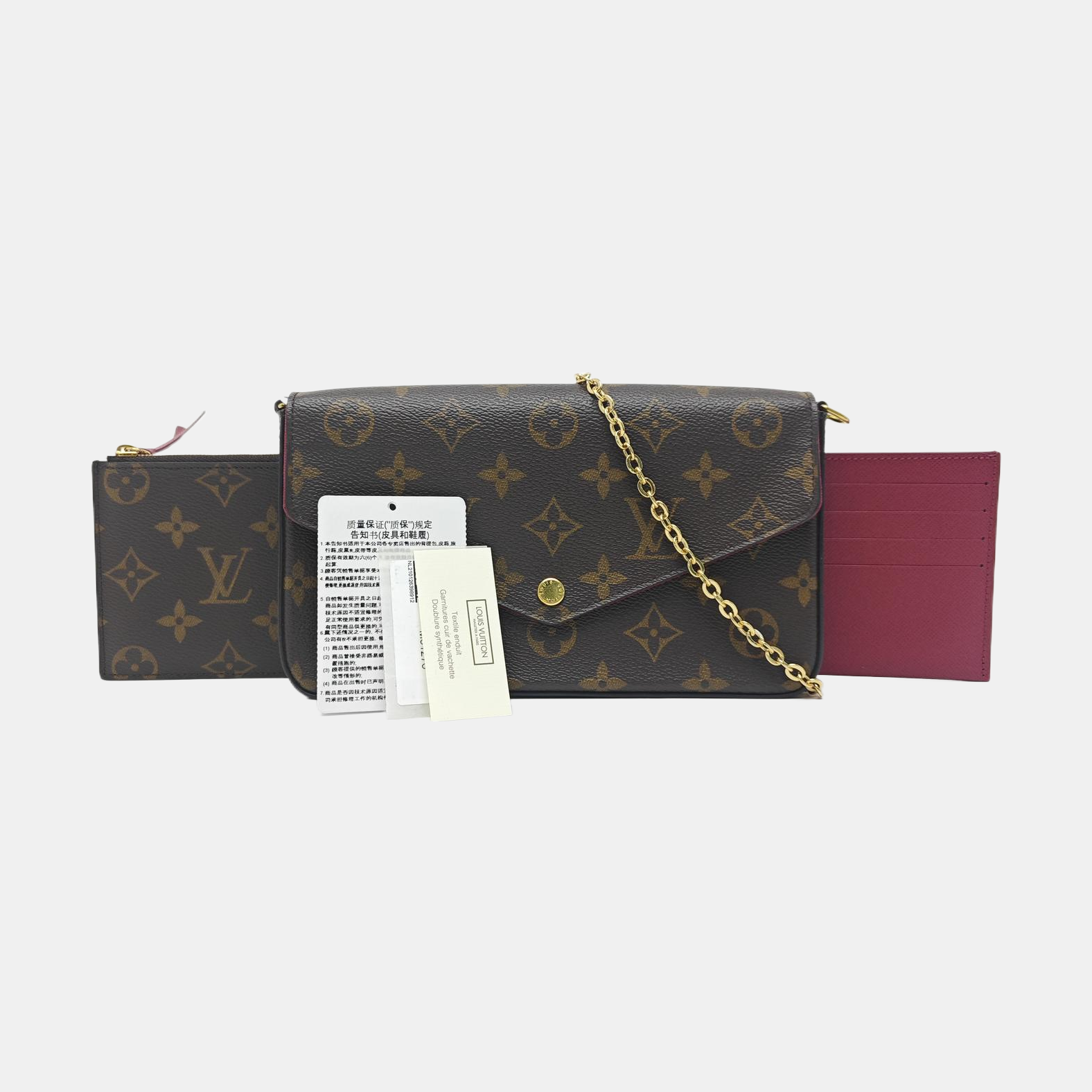 SARAH Monogram Coated Canvas Brown