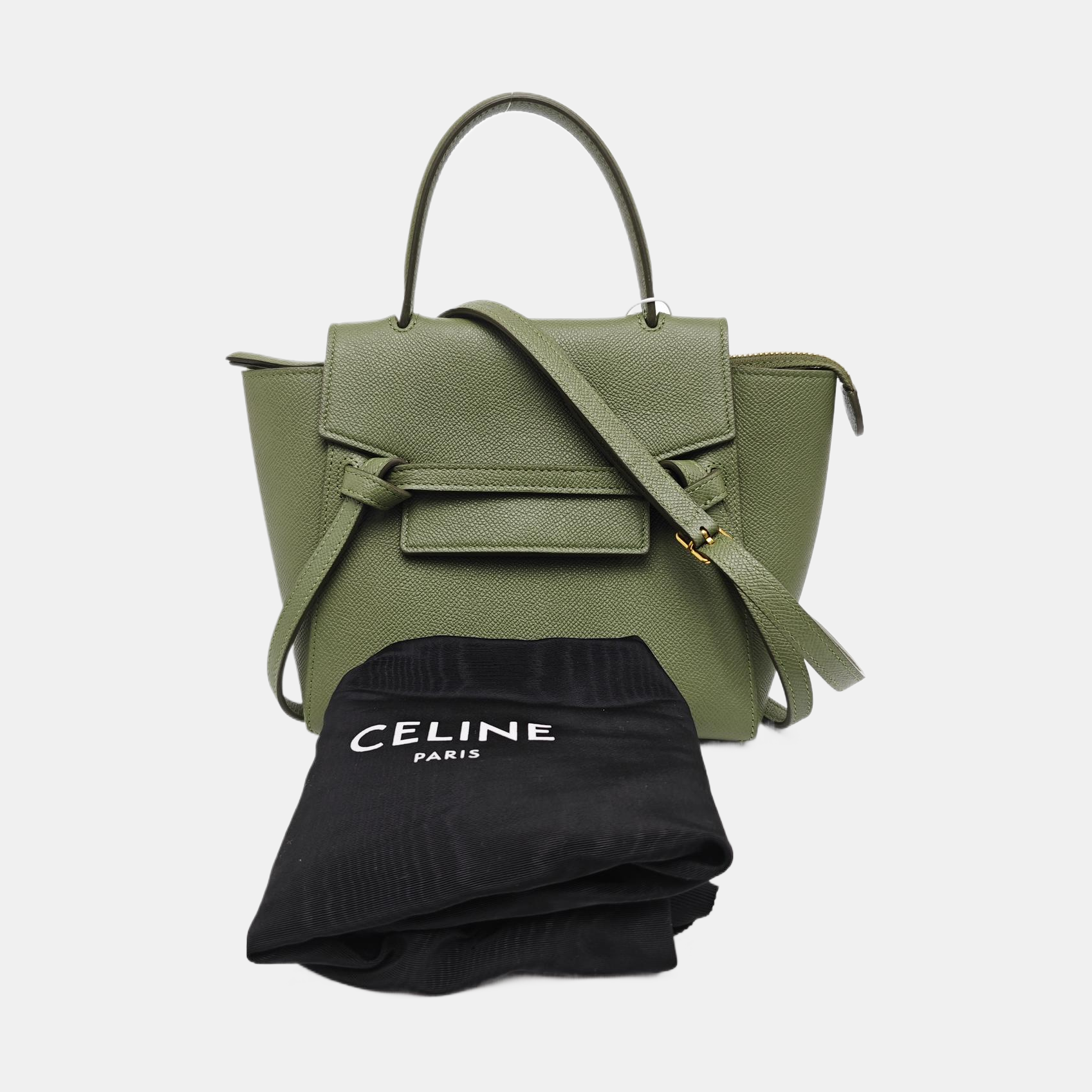BELT Nano Calfskin Green