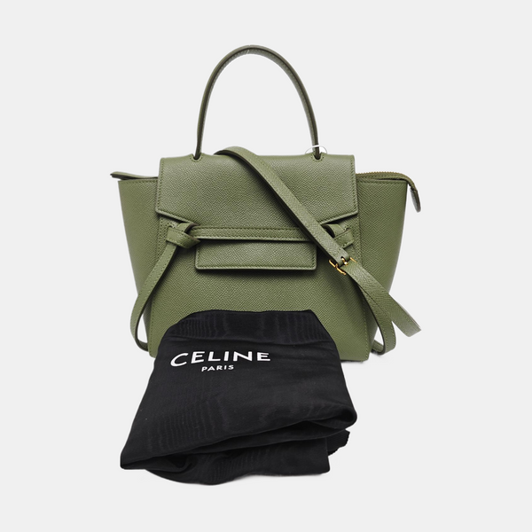 BELT Nano Calfskin Green