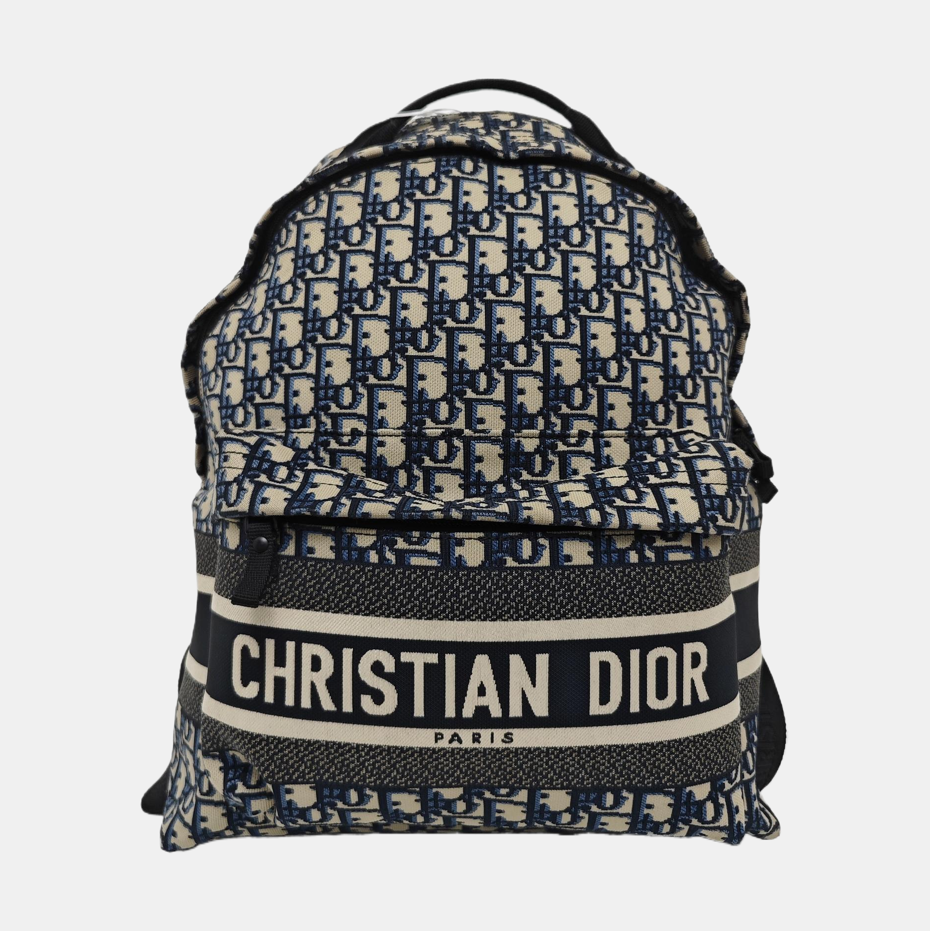 Diortravel Oblique Canvas Blue