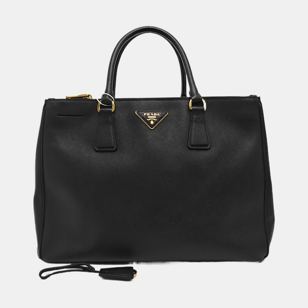 Saffiano Calfskin Tote Bag Black