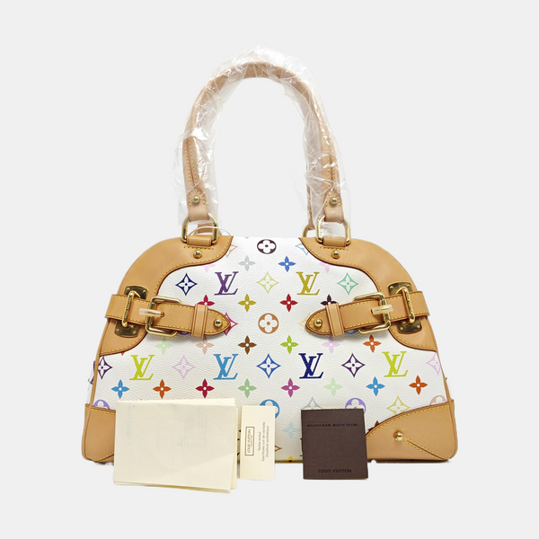 LV × TM CLAUDIA Monogram Coated Canvas White
