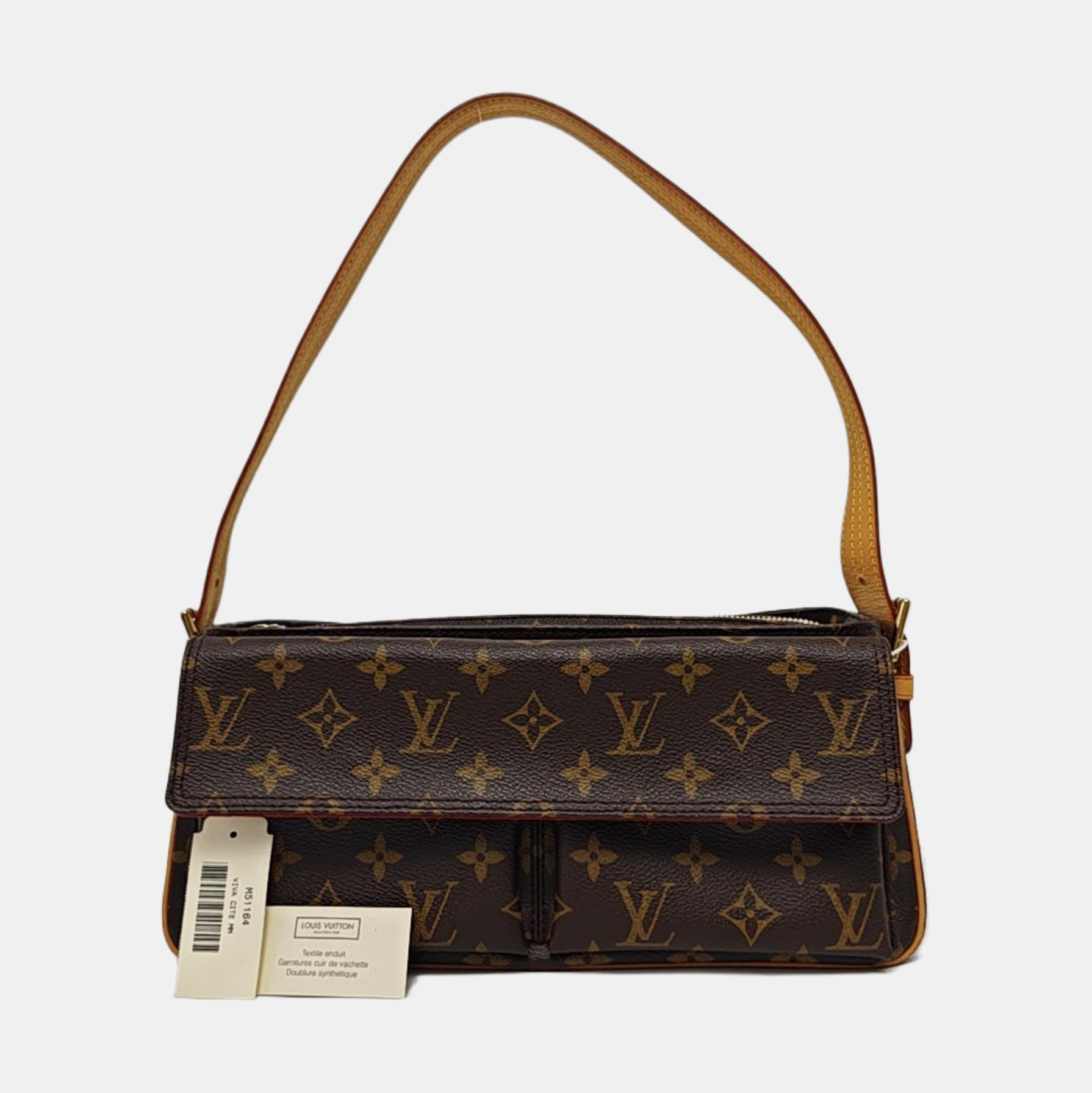 VIVA CITE Monogram Coated Canvas Brown