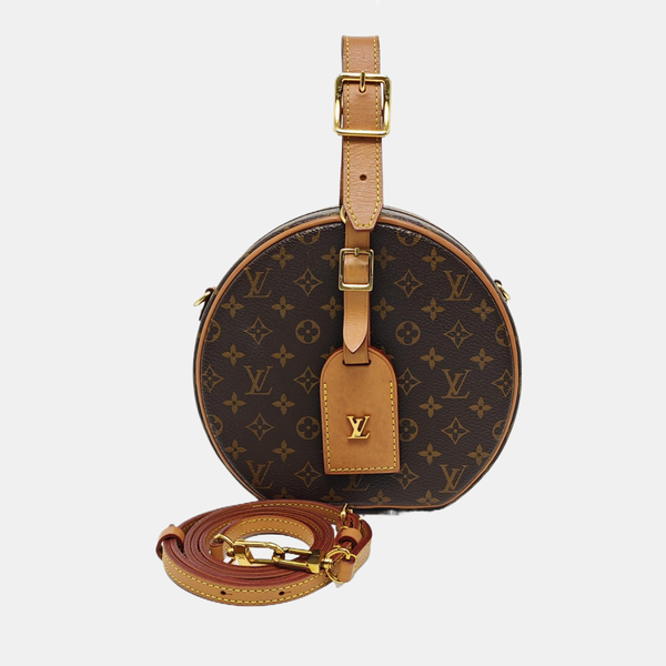 BOITE CHAPEAU PM Monogram Coated Canvas Brown