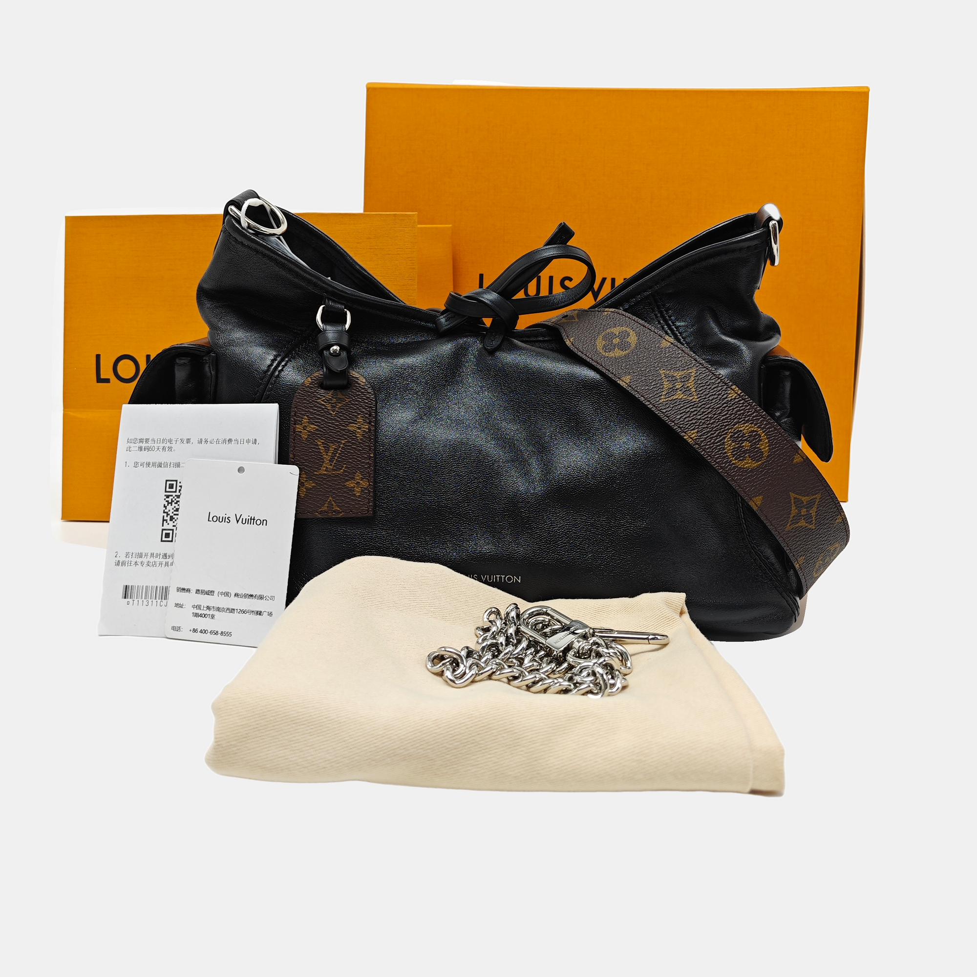 CARRYALL CARGO PM Monogram Lambskin Black