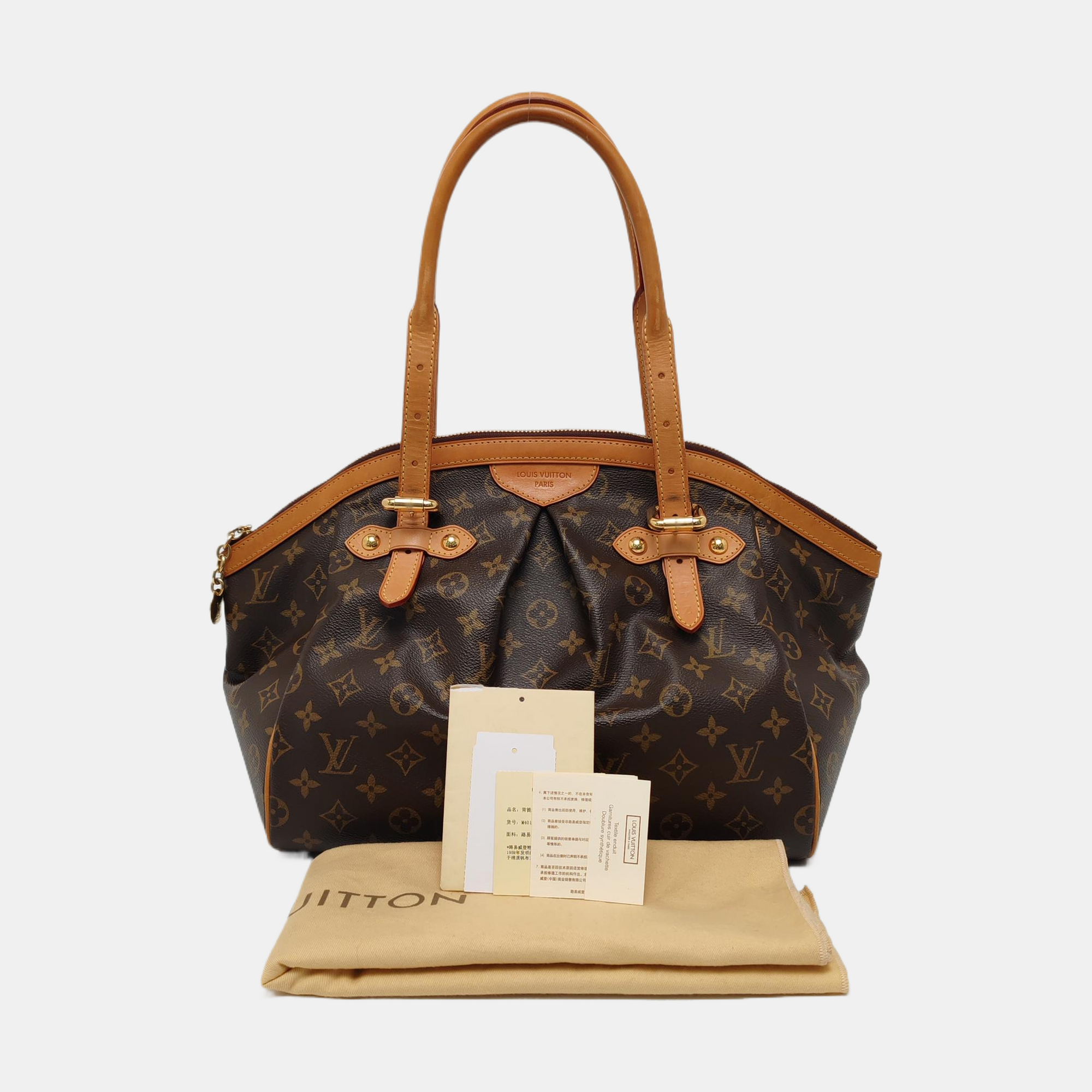TIVOLI GM Monogram Coated Canvas Brown