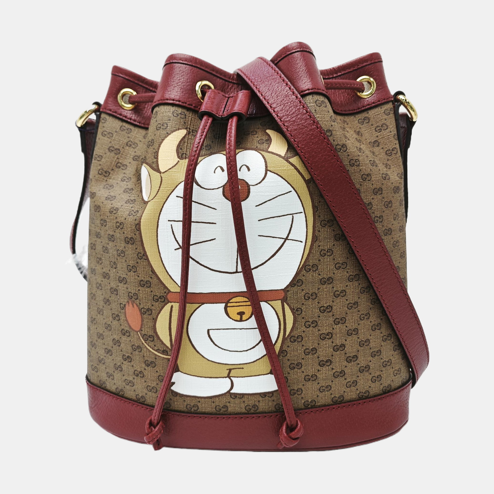 Doraemon X Gucci Small Monogram Coated Canvas Multicolor