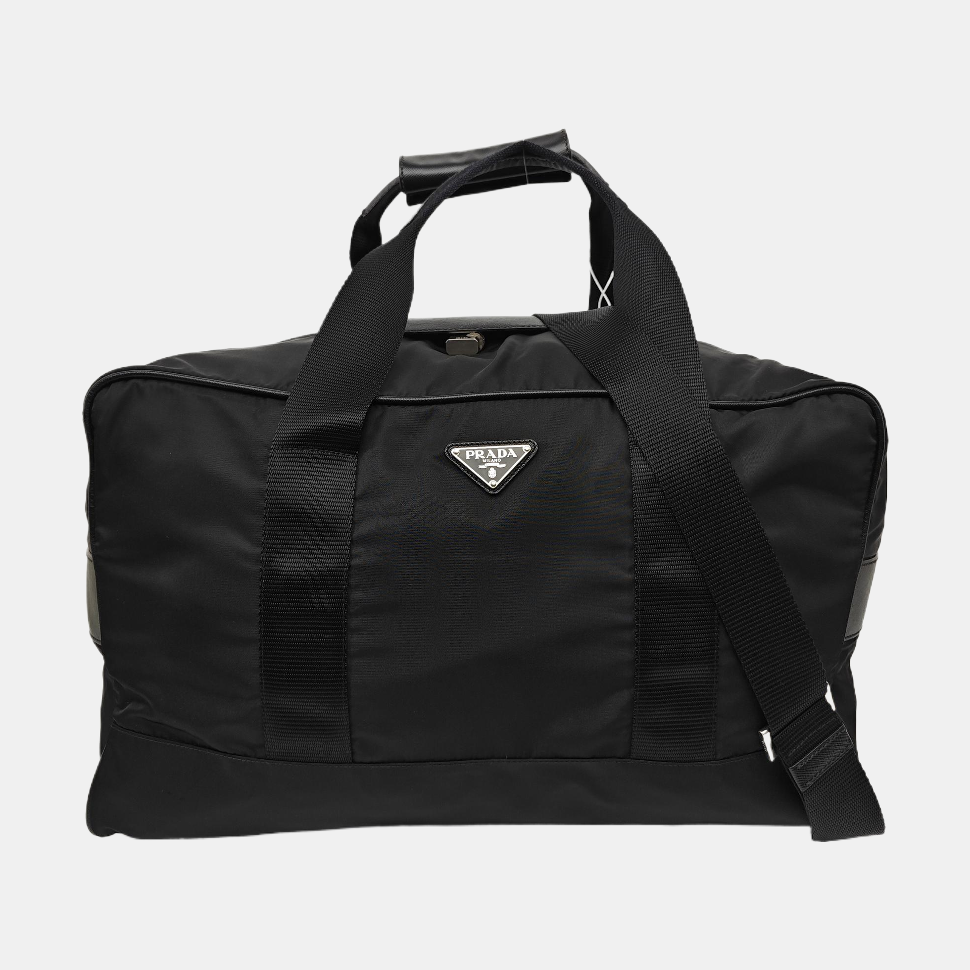Nylon Tote Bag Black