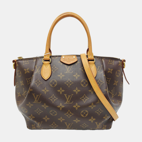 TURENNE Monogram Coated Canvas Brown
