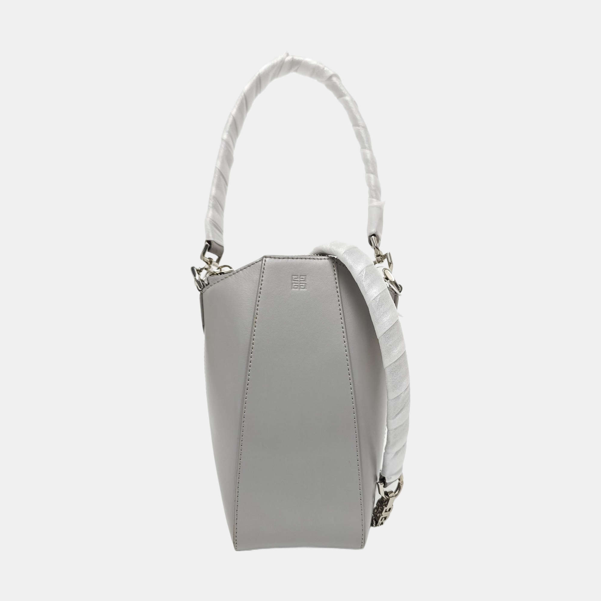 Calfskin Shoulder Bag Gray