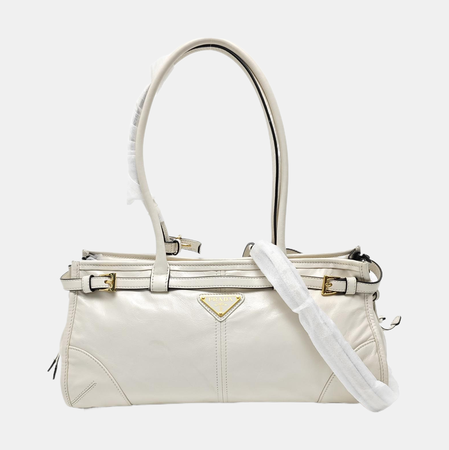 Bonnie Medium Quilted Calfskin White