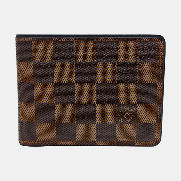 Damier Ebene Coated Canvas Wallet Brown