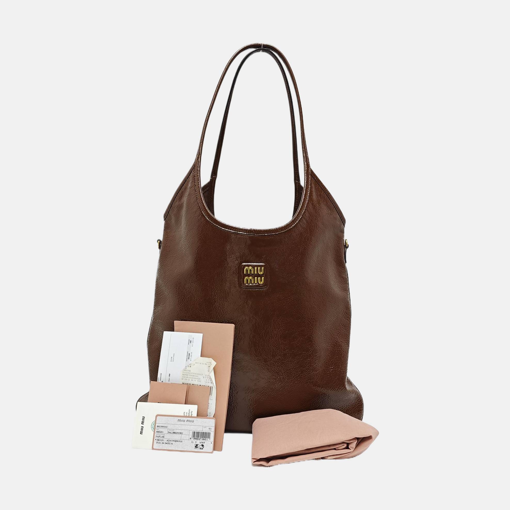 IVY Patent Leather Brown